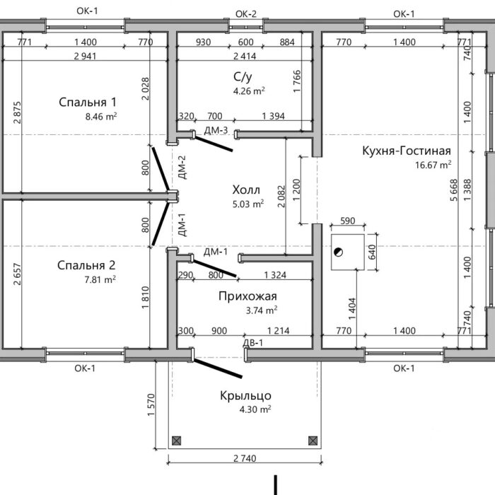 Каркасный дом НЕСТ