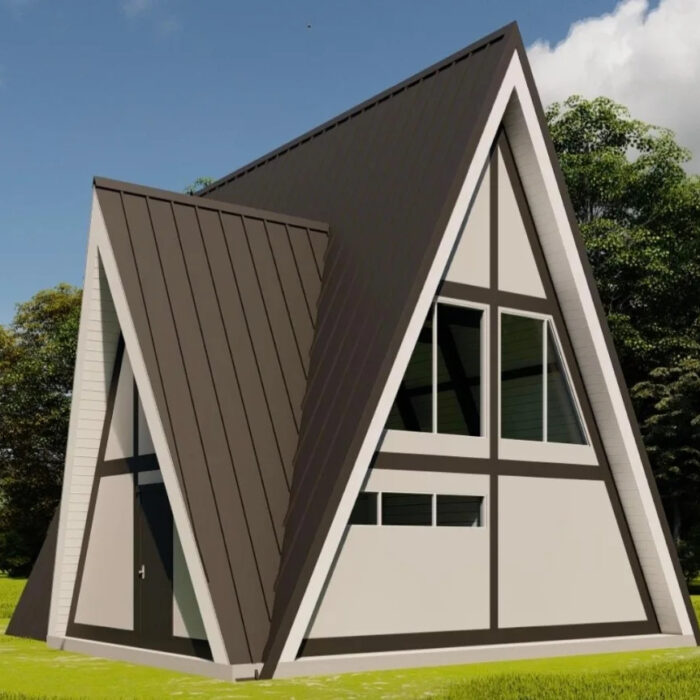 Каркасный дом с сауной ПИРАМИДА