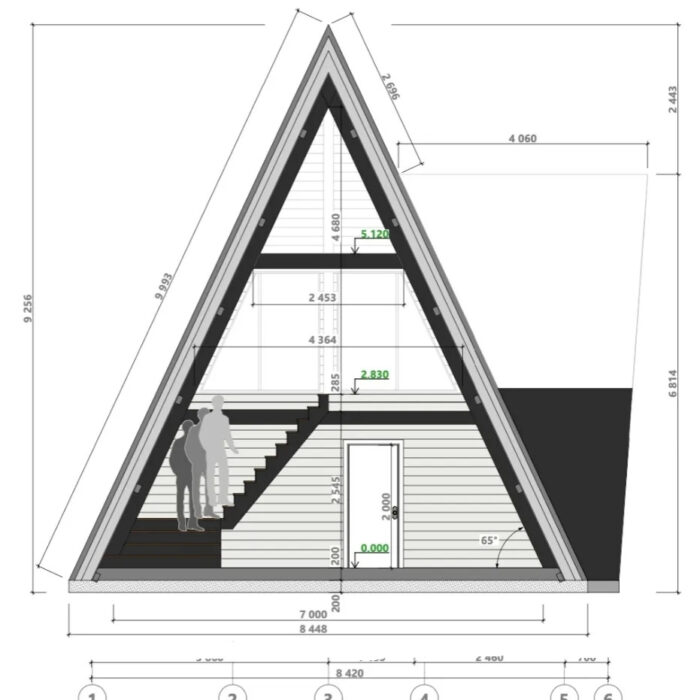 Каркасный дом с сауной ПИРАМИДА