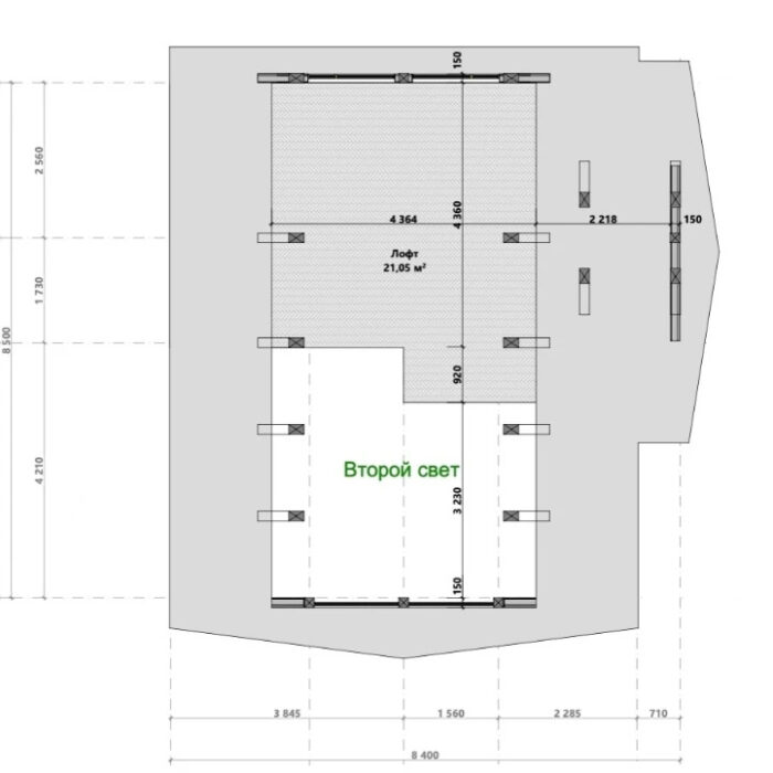 Каркасный дом с сауной ПИРАМИДА