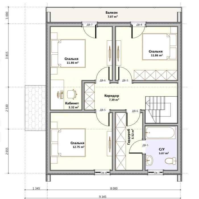 Каркасный дом БРИЗ