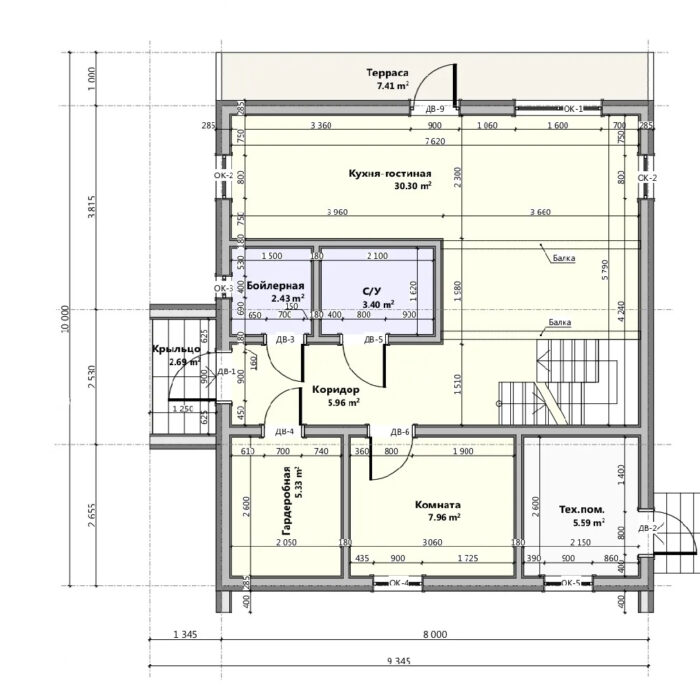 Каркасный дом БРИЗ