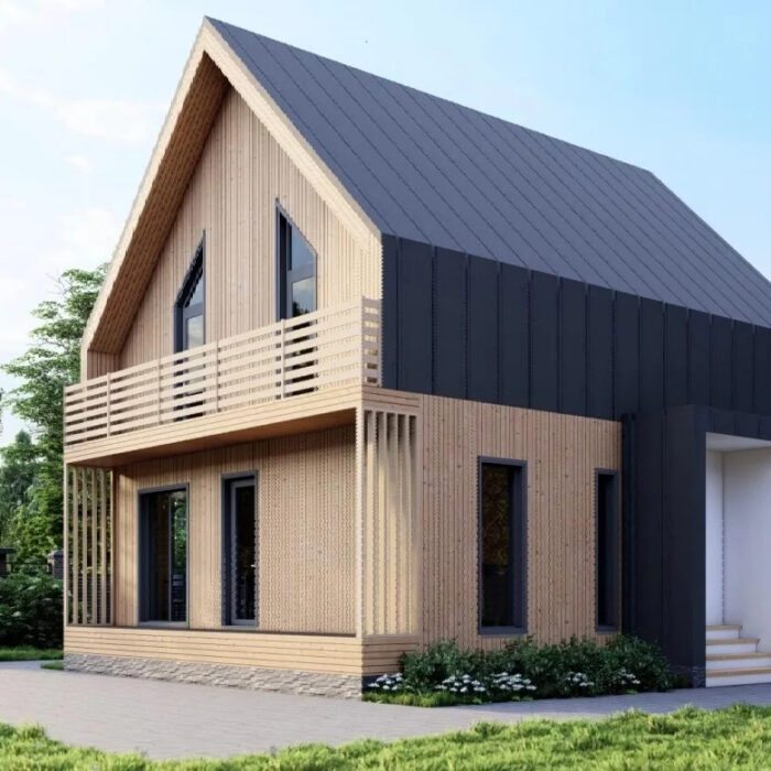 Каркасный дом БРИЗ