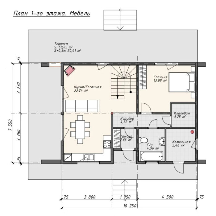 Каркасный дом ГАРМОНИЯ