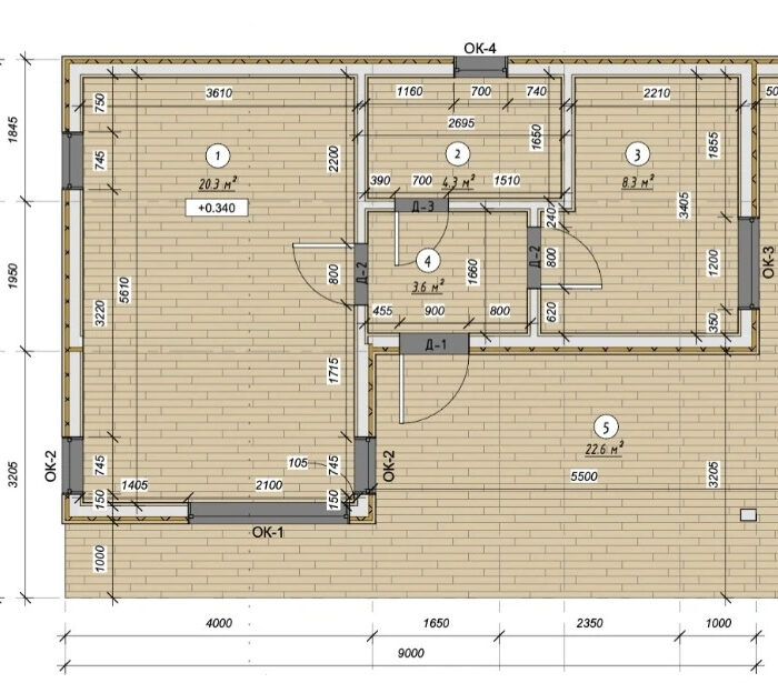 Каркасный дом БЕРЕГ