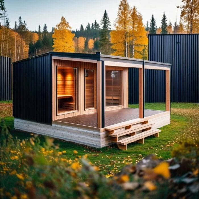 Модульная баня СИЯНИЕ