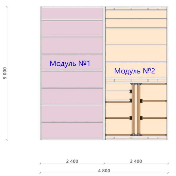 Модульная баня СИЯНИЕ