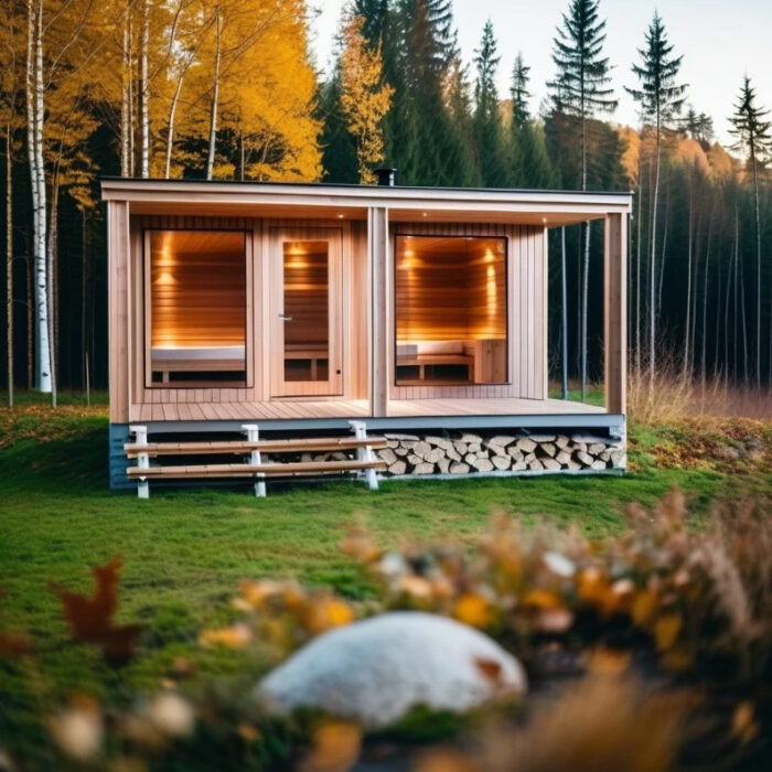 Модульная баня СИЯНИЕ