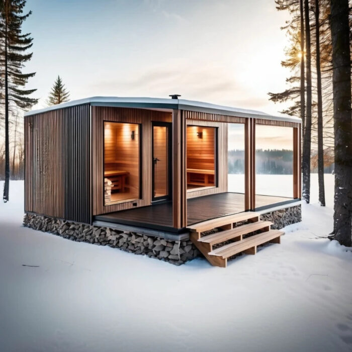 Модульная баня СИЯНИЕ